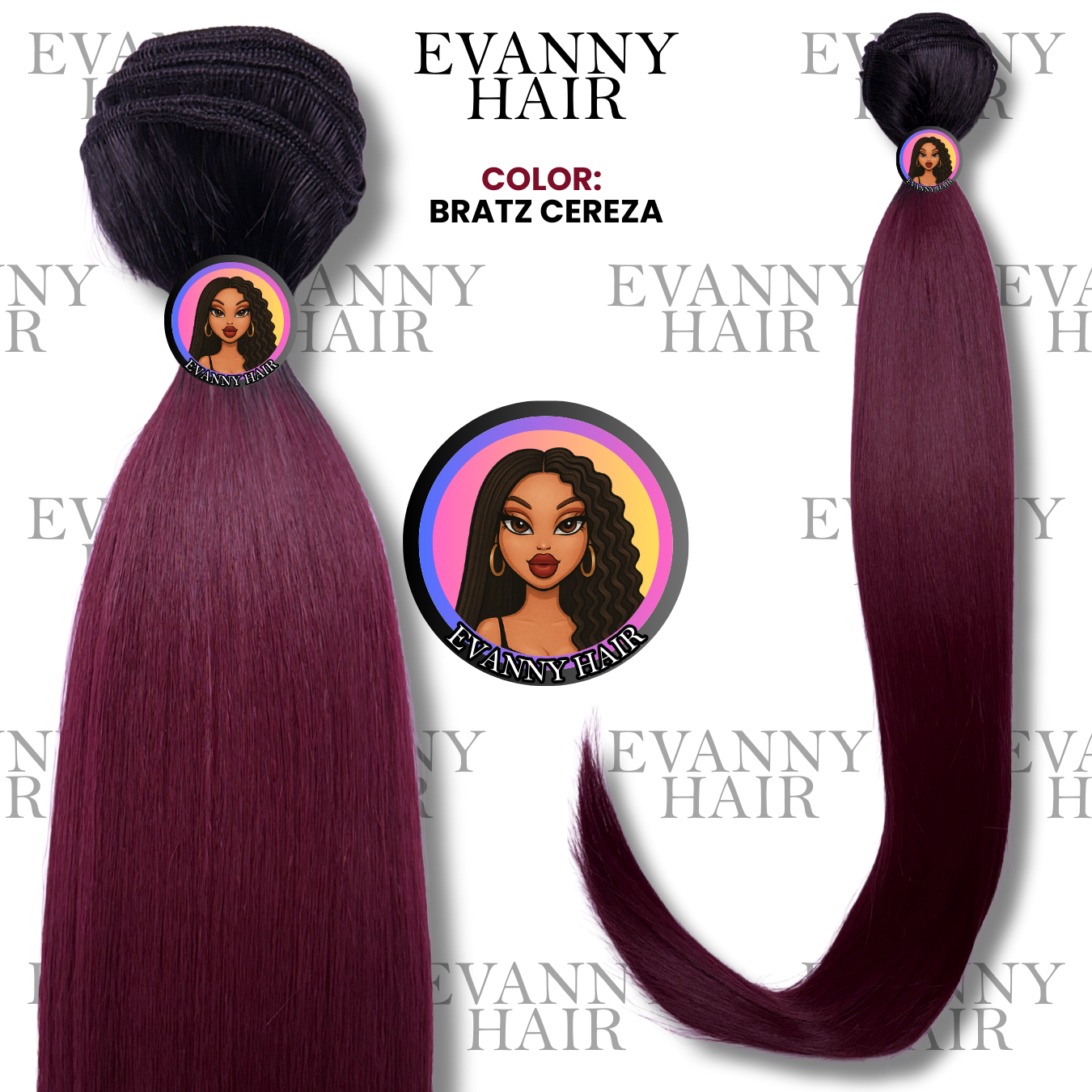 EXTENSIONES DE CABELLO PREMIUM | BRATZ CEREZA