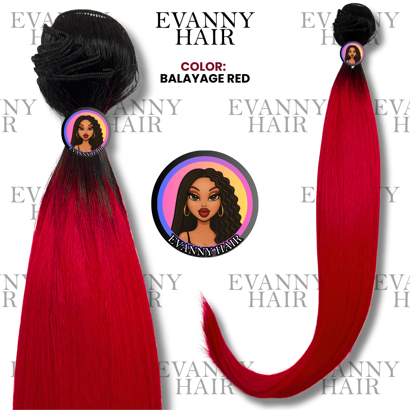 EXTENSIONES DE CABELLO PREMIUM | BALAYAGE RED