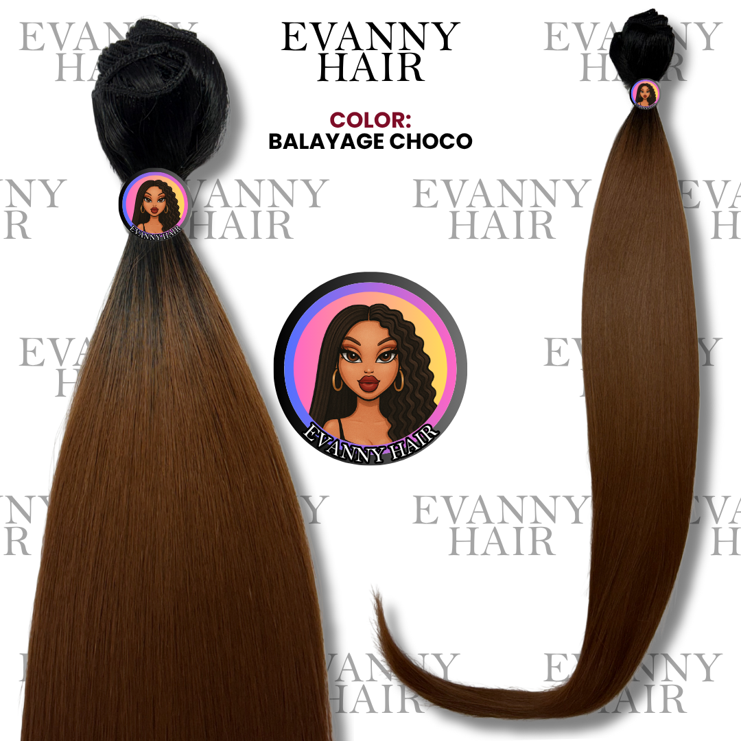 EXTENSIONES DE CABELLO PREMIUM | BALAYAGE CHOCO